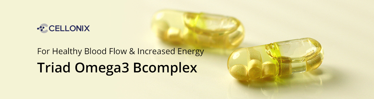 For Healthy Blood Flow & Increased Energy Triad Omega3 Bcomplex